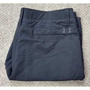 Under Armour Pants Mens 36x32 Performance Golf Activewear Stretch Chino Gray